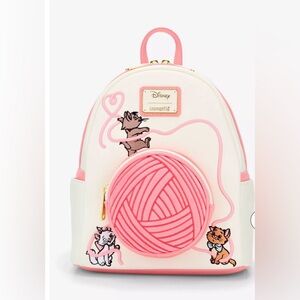 Loungefly Disney The Aristocats Kittens & Yarn Mini Backpack NWT